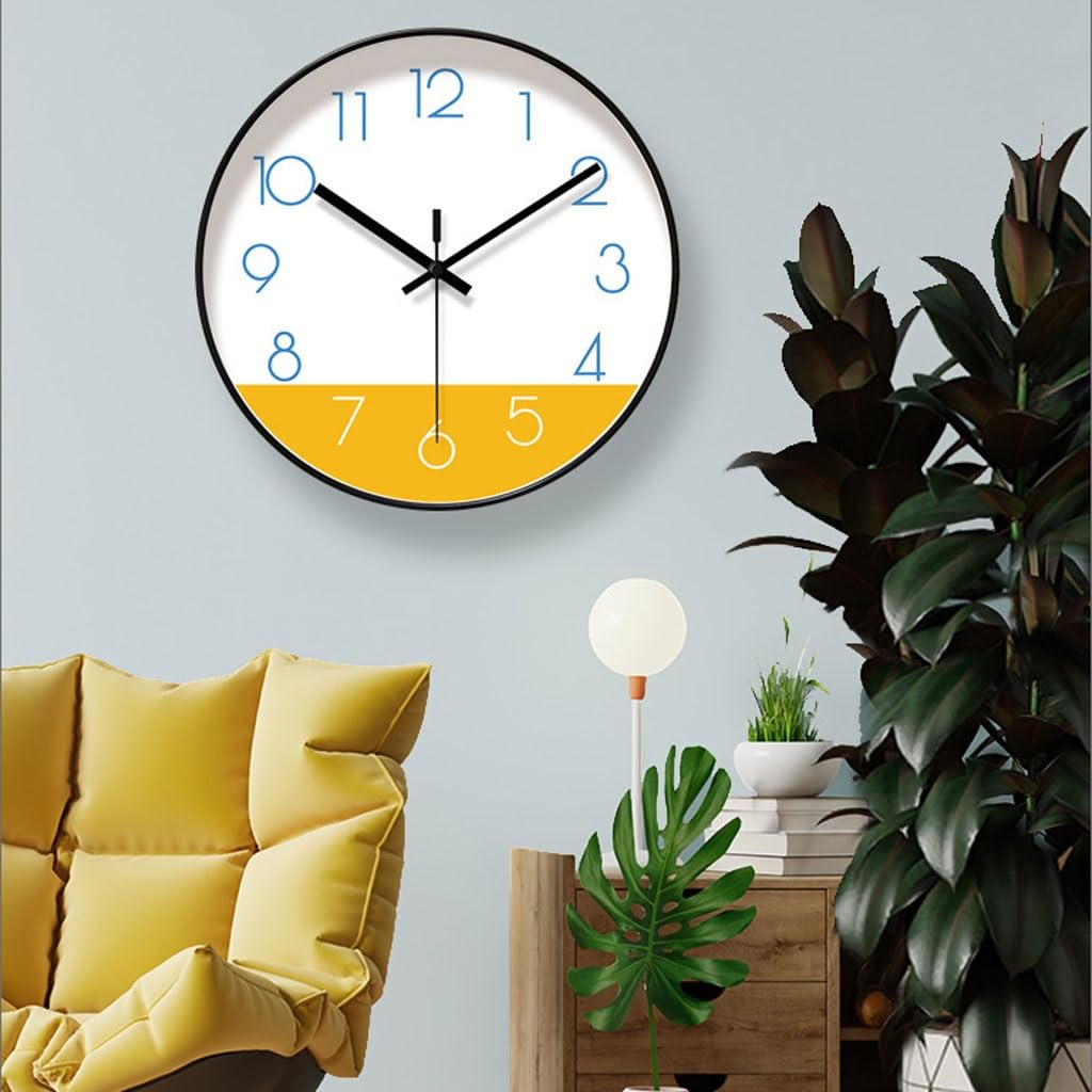 Orologio da parete Orologio da parete silenzioso Homestay Orologio da parete semplice Orologio da soggiorno Orologio da parete creativo al quarzo Reloj De Pared(B)
