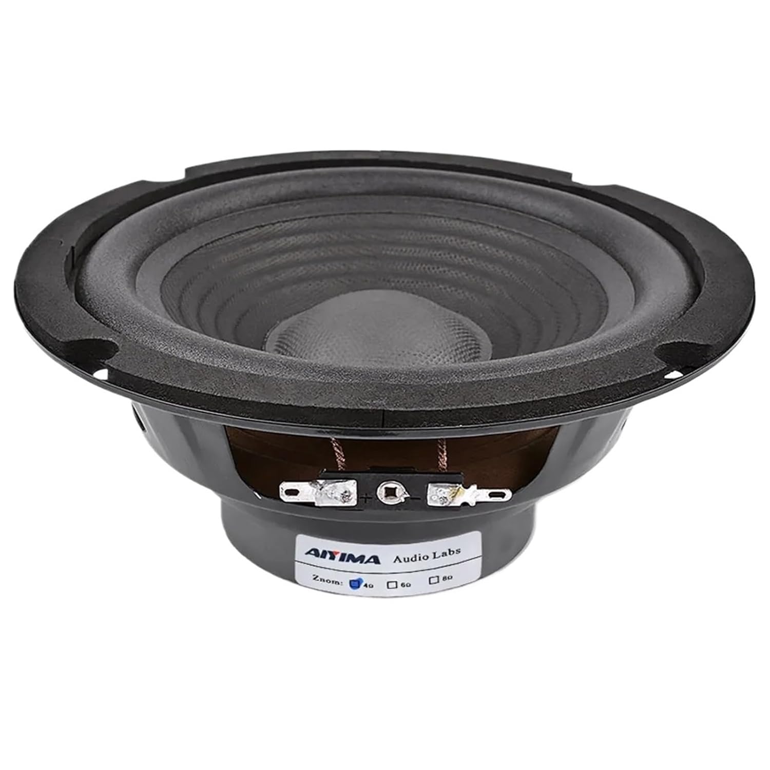 1Pcs 150W 6.5 Inch Midrange Bass Audio Speaker 4 8 Ohm Midrange Speaker Amplifier Sound Woofer Loudspeaker Home Theater(8 Ohm Speaker)