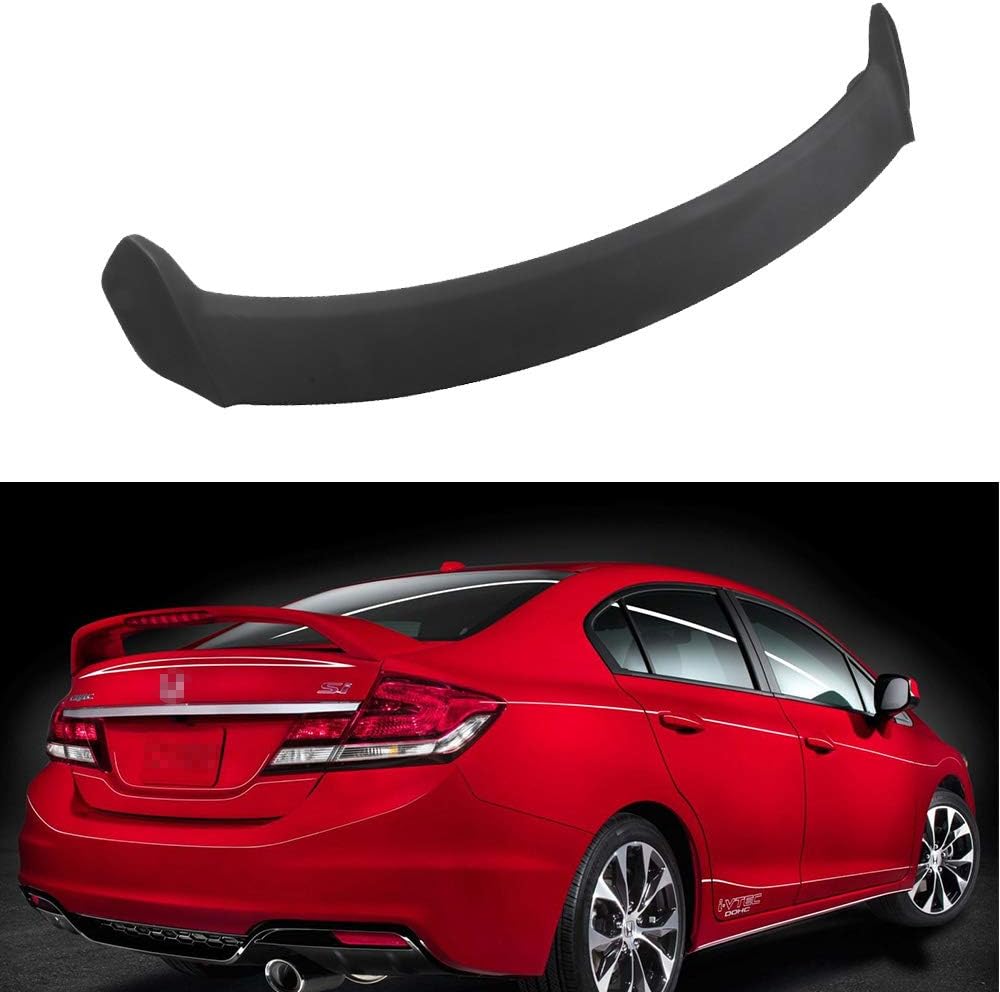 FINDAUTO ABS Car Spoiler Wing Body Kits fit for H-onda Civic Sedan 2.4L