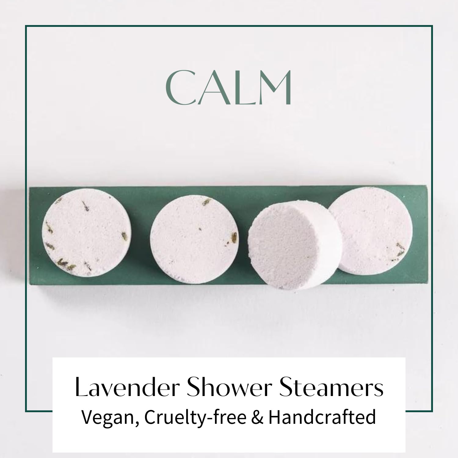 Thulisa Naturals Lavender Shower Steamers Aromatherapy | Organic Shower Bombs with Essential Oils | Self Care Christmas Birthday & Spa Gifts for Women & Men | Stocking Stuffers | 4 Pack