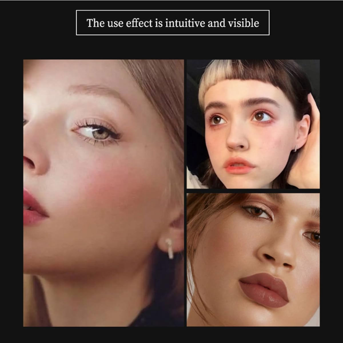 Palette de 12 couleurs d'anticernes et de fards à joues, longue tenue, résistante aux bavures, estompable, 2 en 1 fards à joues en crème au fini mat Palette de maquillage pour le visage (#01)