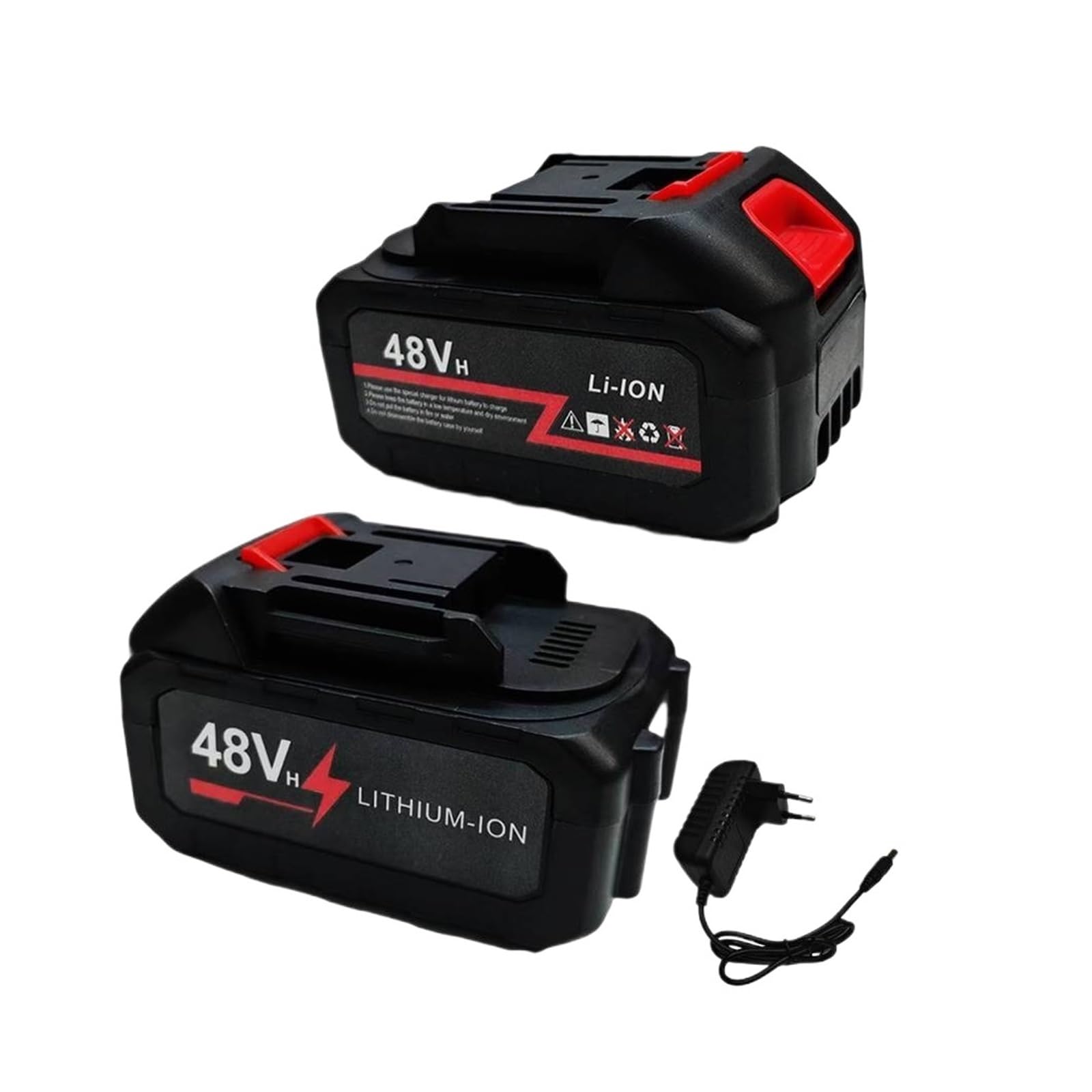 Batteria Al Litio Ricaricabile 21V 48VF ​​12000mAh Batteria Sostitutiva For Utensili Elettrici Ad Alta Capacità For Motosega Chiave Forbici(1Battery)