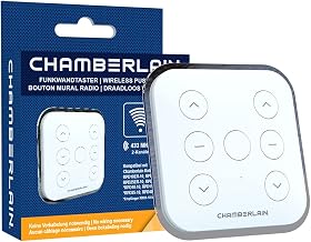 Chamberlain RTXW2-10 - Trasmettitore radio da parete per tapparelle, colore: Bianco