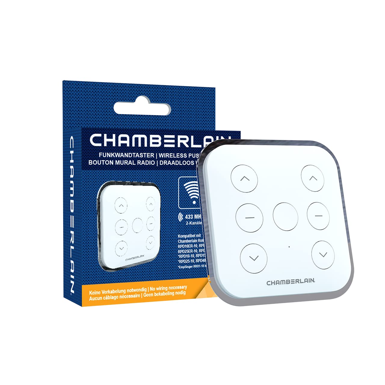 Chamberlain RTXW2-10 Émetteur sans Fil pour Rénover vos Commandes de Volet