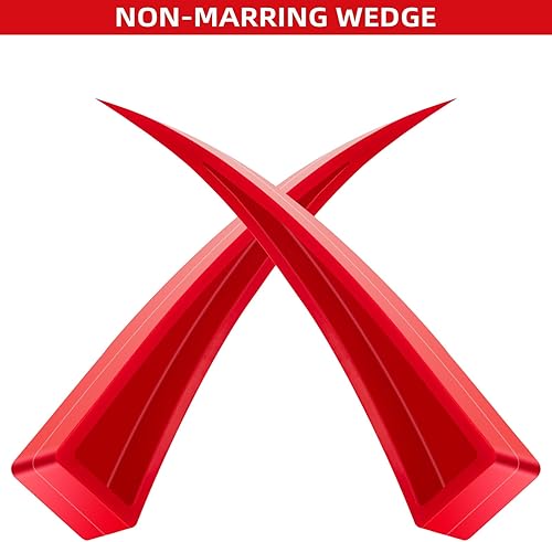 Miniatura 4 de AUTODECO Kit de reparación de abolladuras curvadas para ventana de coche, 4 piezas, protector de ventana y cuña