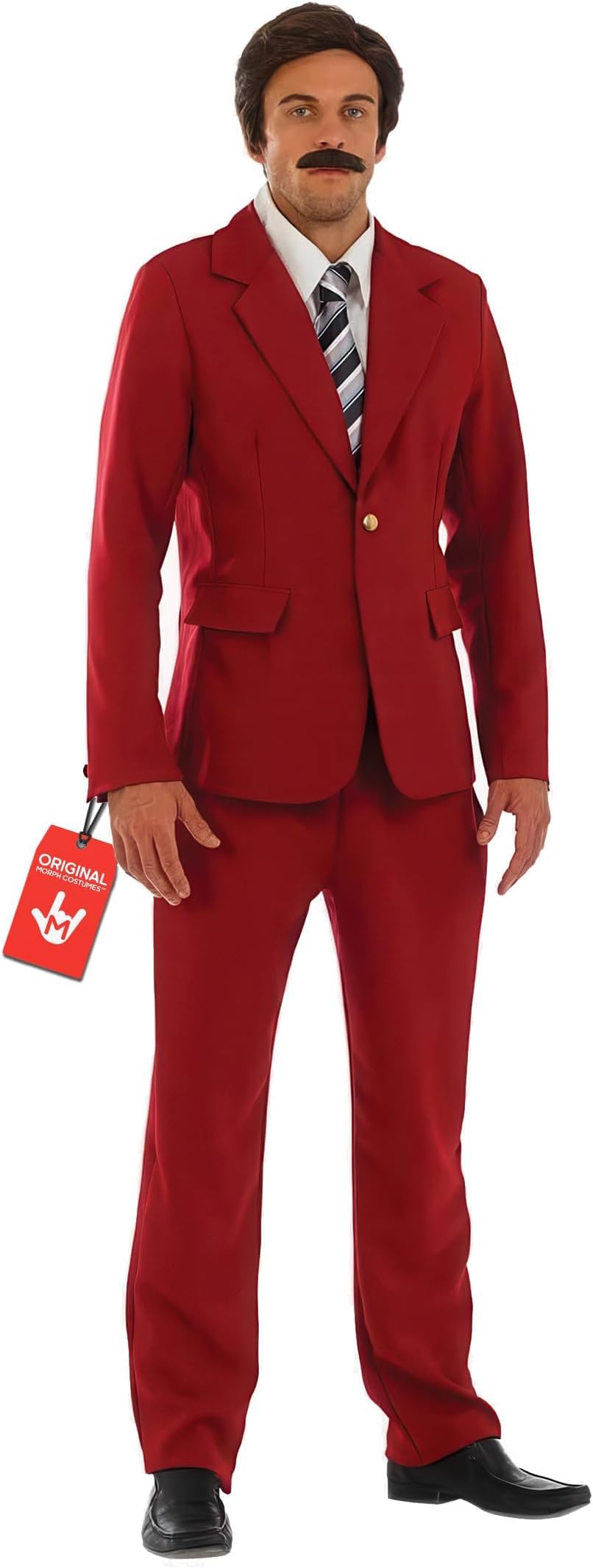 Retro News Anchor Costume Men, Halloween Costumes for Men