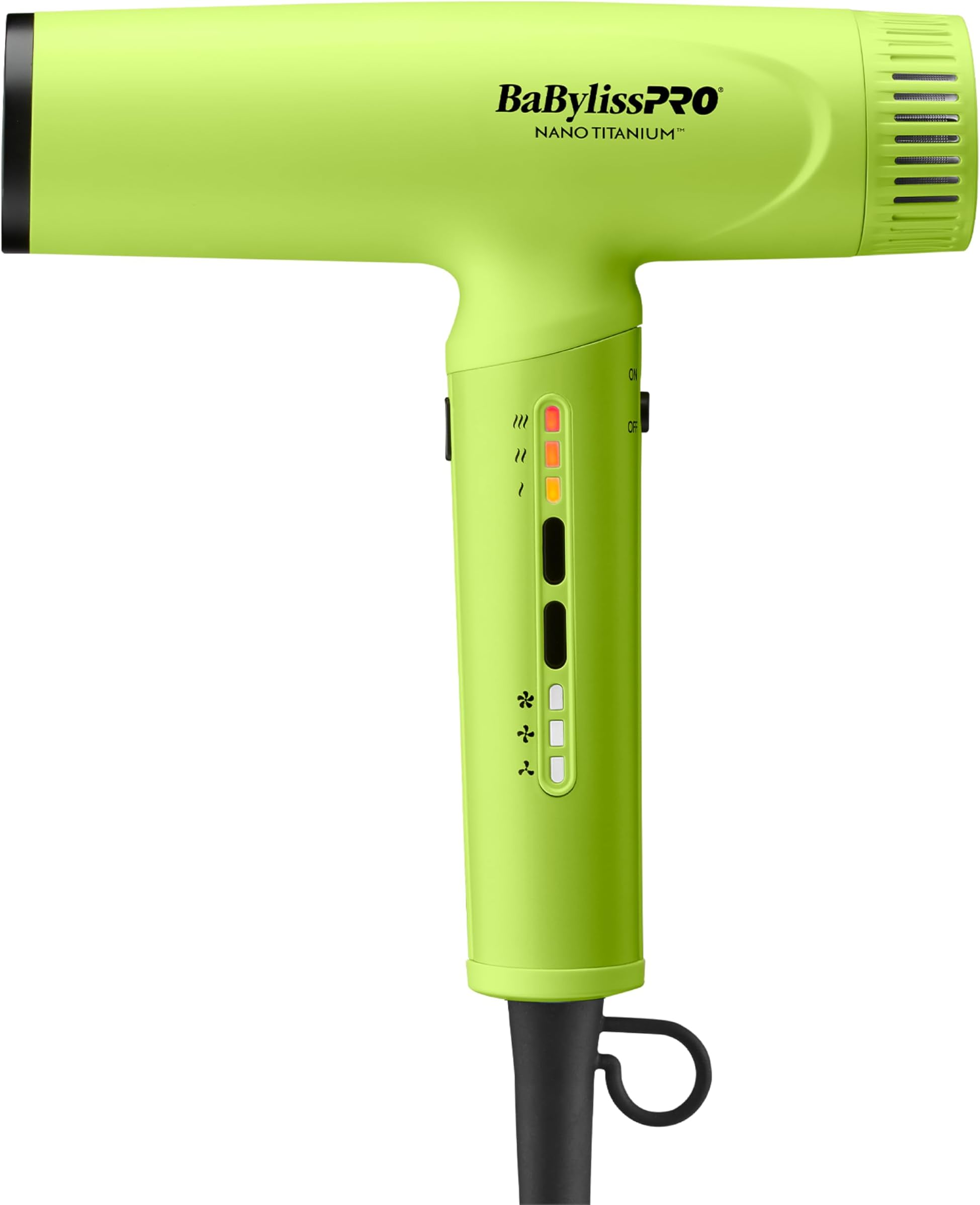 Nano Titanium Professional Nano Light Ionic Dual-Voltage Lightweight Hair Dryer in Neon Yellow, Portable Travel Professional Styling Tool with Diffuser, Blow Dryer Set for All Hair Types