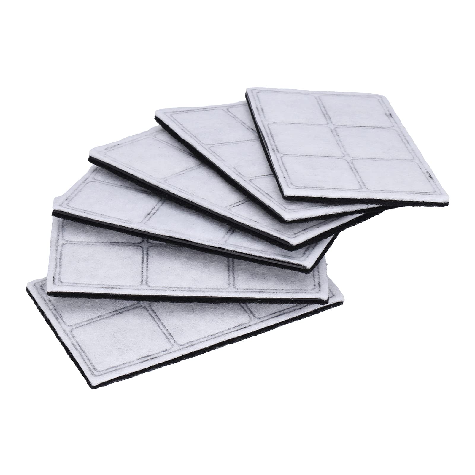 Filtros Cuadrados Para Fuentes De Gato De 5.55 X 3.27 X 0.20 Pulgadas, 12 Filtros De Fuente De Agua Para Mascotas, Filtros De Fuente De Agua Para Perros Y Gatos Aptos Para Bebedero, Filtro De Fuente D
