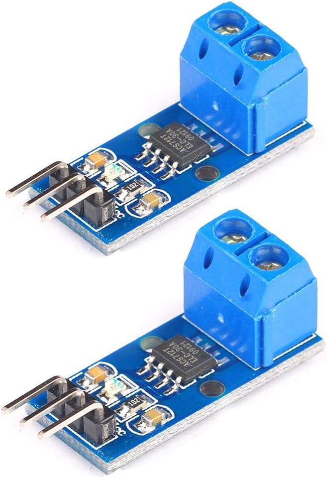 Hailege 2pcs 5A ACS712 Current Sensor Module ACS712 5A Current Detect Range for