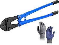 Vista 8 de Cortador de pernos con cuchillas de acero de aleación Cr-Mo forjado en caliente, con mango ergonómico, cortador de metal resistente para barras