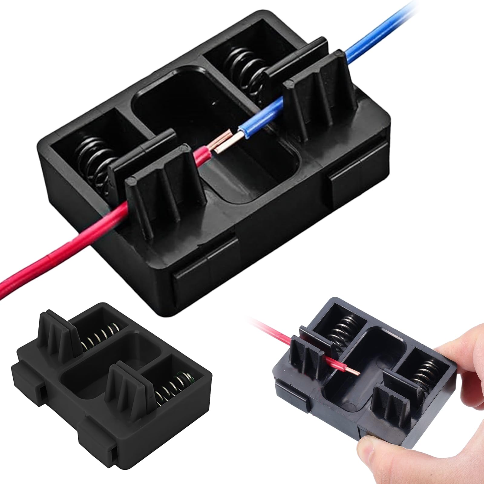 Upgrade-Saldatrice, Morsetto Saldatura, Pinza Per Saldatura Stagno, Supporto Filo Saldatura Stagno - Realizzato In Plastica, Stabile E Affidabile, Accessorio Per Lavori Di Saldatura (Nero)