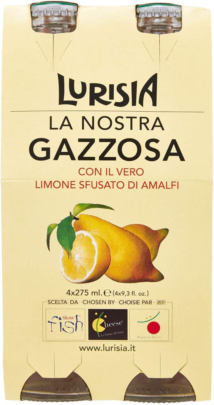 Lurisia Gazzosa Bibita Analcolica Gassata Boisson gazeuse rafraîchissante 24 x 27,5 cl