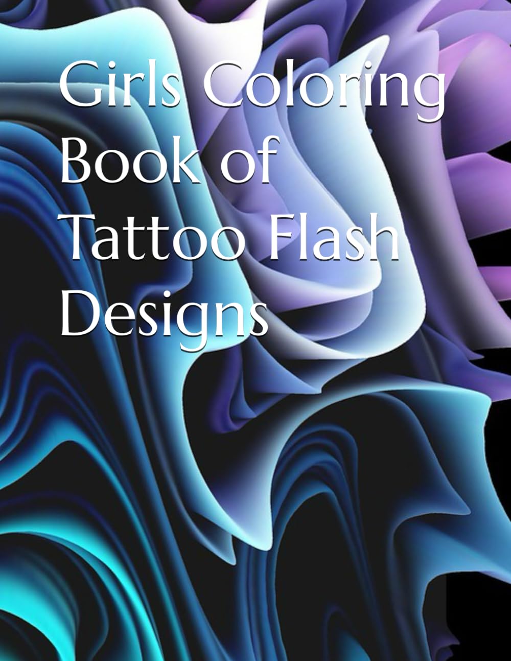 Girls Coloring Book of Tattoo Flash Designs