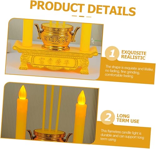 Miniatura 4 de Housoutil Candelabro Luz Suministro Batería Electrónica China Plástico