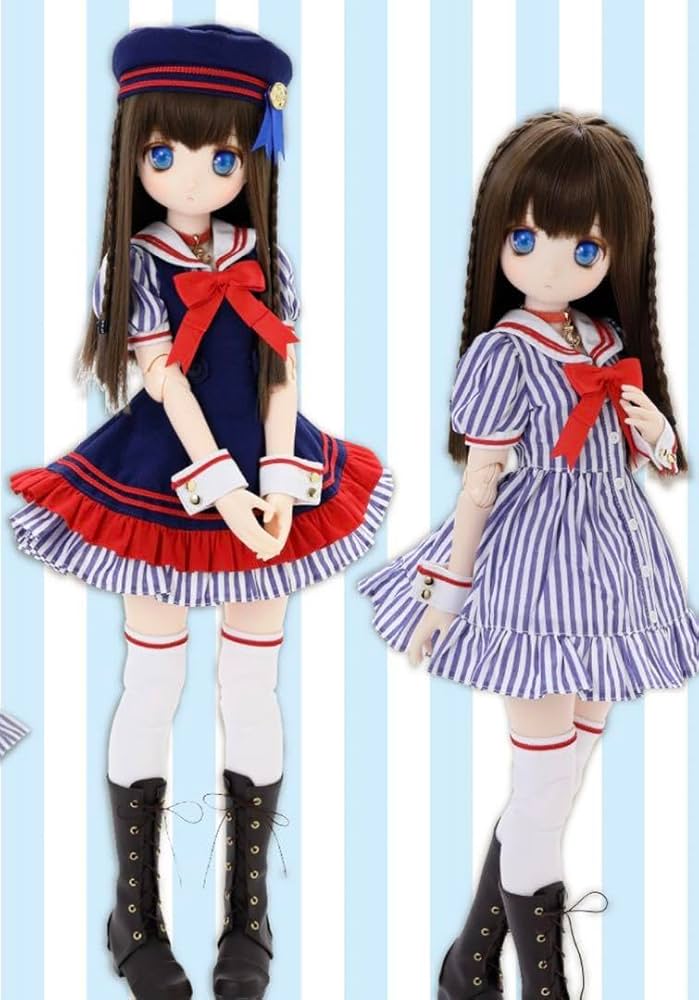 まとめ売りD ワンピースセット Amazon.co.jp: アゾン製 マリンセーラーワンピ ースセット MDD