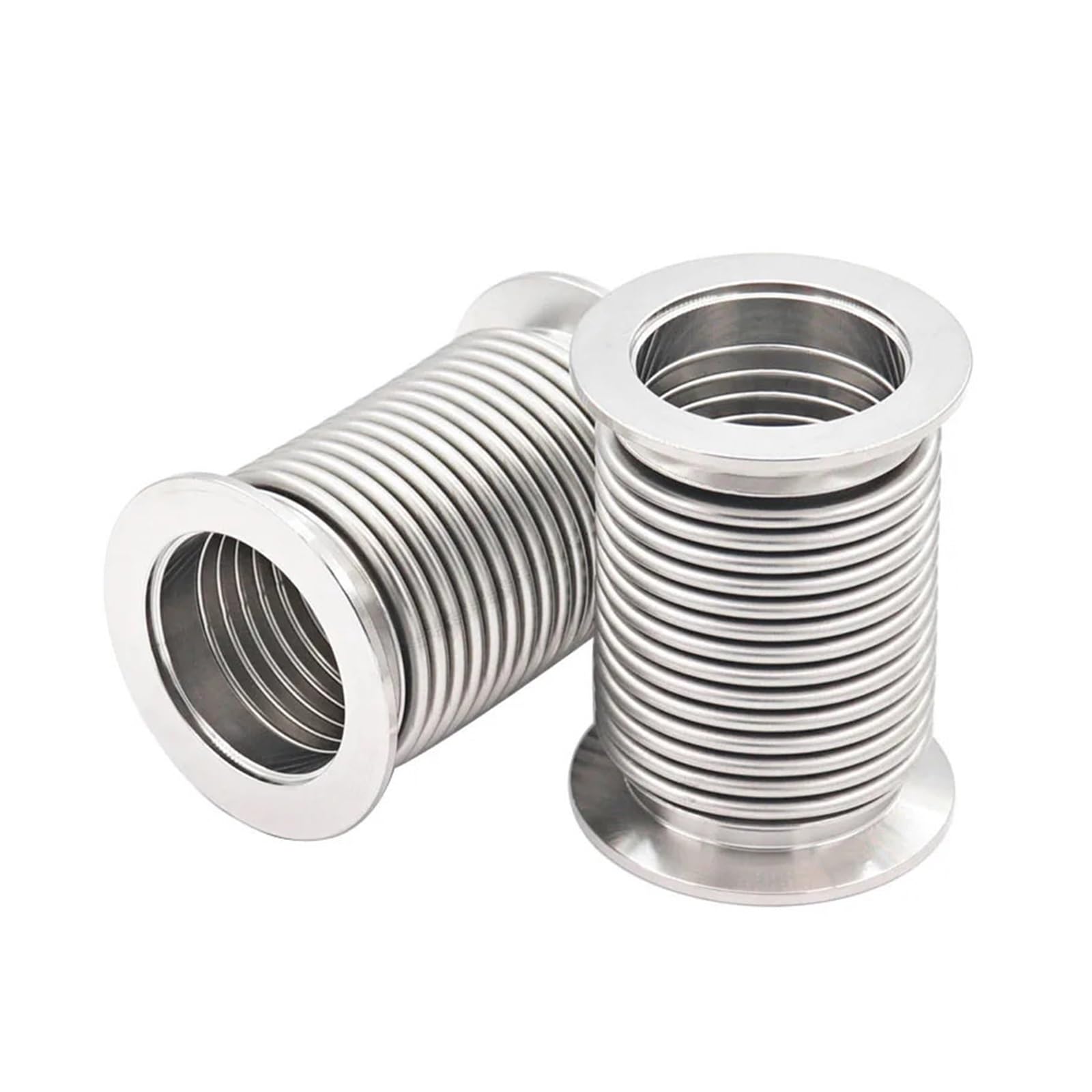 1pc KF16 KF25 KF40 KF50 KF63 KF80 304 Stainless Steel Flexible Vacuum Bellows/Hose 100/200/300/500/1000mm(KF16-500mm) Brass Hose