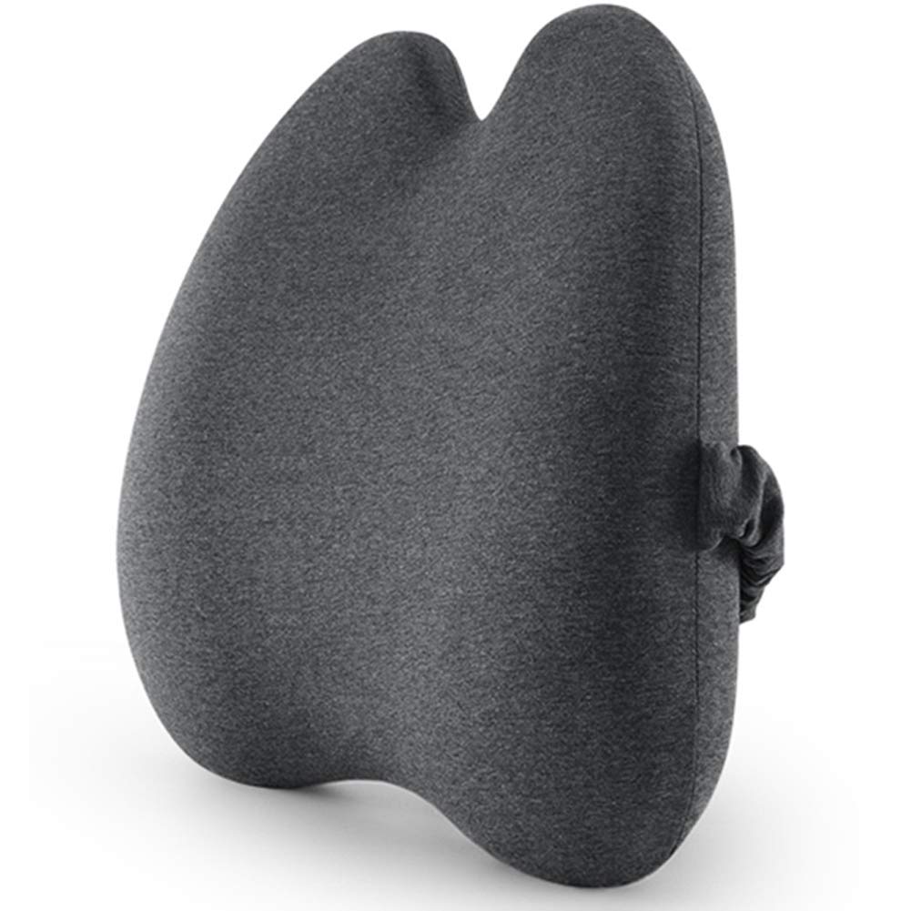 Cuscino di supporto lombare in memory foam, ergonomico, per alleviare il dolore alla schiena, ortopedico, per sedile auto e sedia da ufficio, cuscino massaggiante per coccige