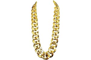 Gargantuan Simulated Gold Necklace