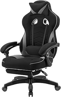 Woltu Gaming Chair #1649 Racing Chair Office Chair Desk Chair Sports Seat with Headrest and Lumbar Cushion with Footrest H…