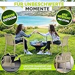tillvex Gartenstuhl 4er Set