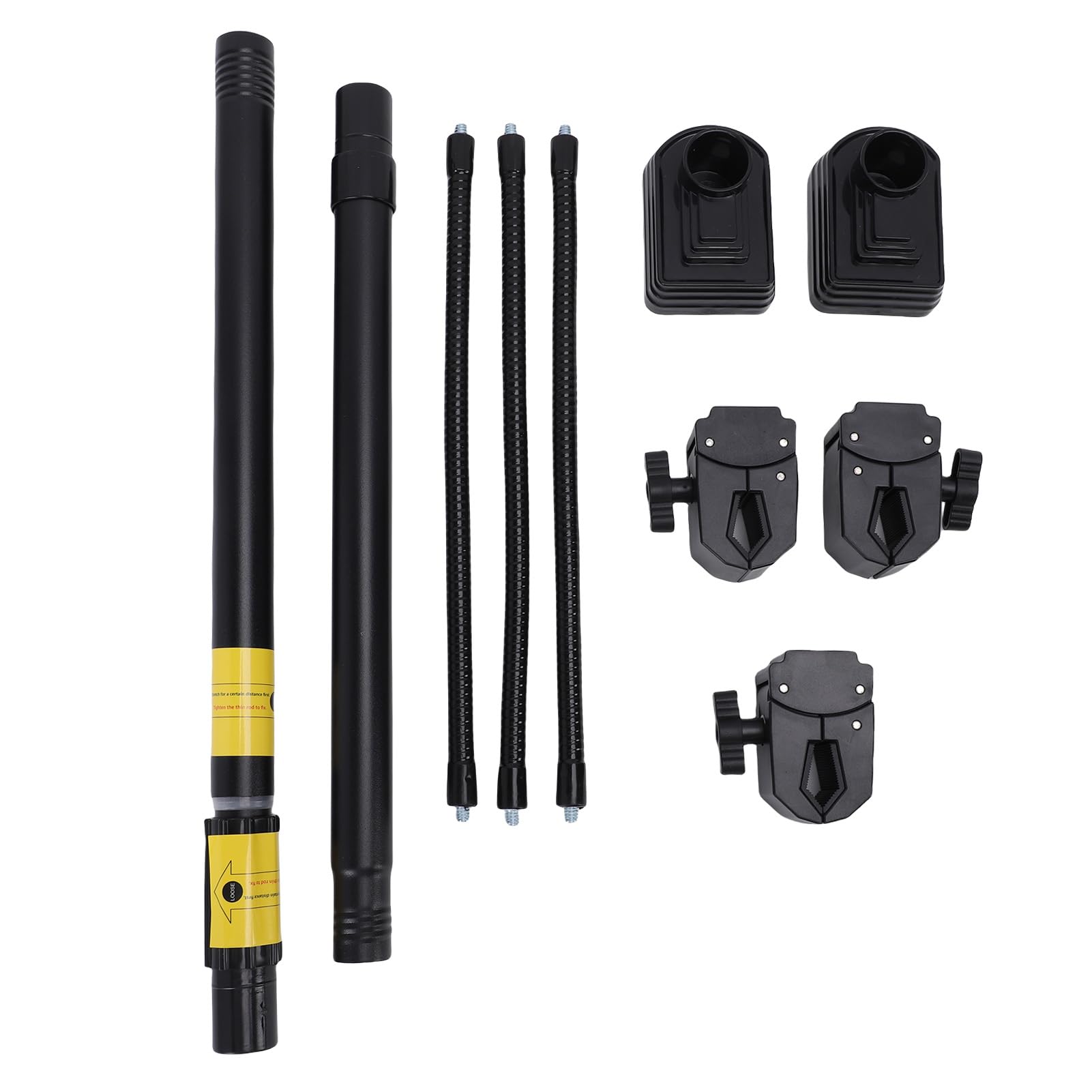 Colgador de Guirnaldas Ajustable y Resistente para Decoraciones Navideñas, Coronas de Luces, Acero Inoxidable de Alta Resistencia para Marco de Puerta Delantera, Pared, Negro Tamaño: (80 a
