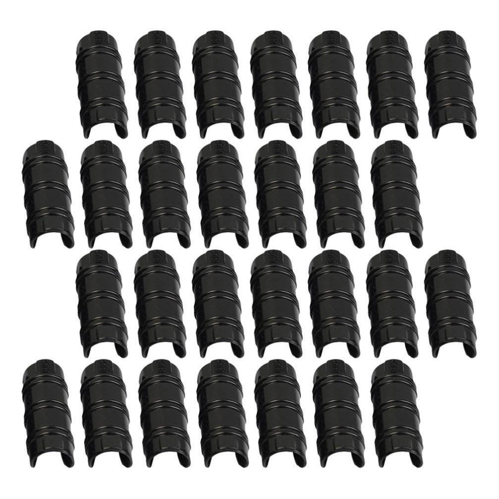 YARNOW Lot De 30 Clips De Fixation, Colliers De Serrage En Plastique Pc Pour Tuyaux De 20 mm, Idéal Pour Fixer Bâches, Filets Et Films