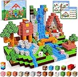 GraceDuck Magnetic Blocks 100PCS Magnet Toy Building Game, Magnetic Building Cubes Toys for Boys Girls Aged 4 5 6 7 8 9 Montessori Sensory Stacking Toy Christmas for Kids Toddlers