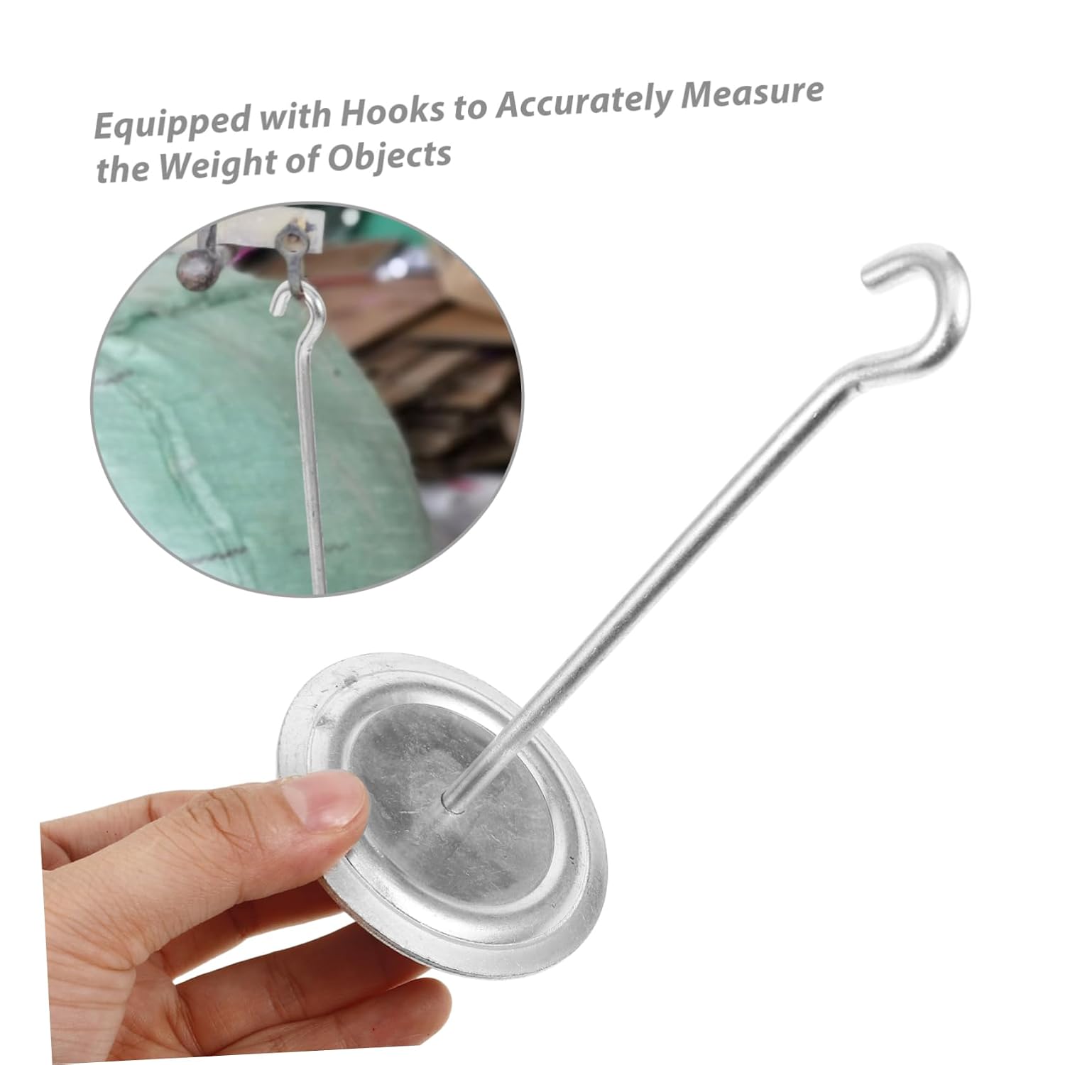 Precision Mechanical Scale Weights Hook Sturdy Iron Hanging Accessory for Accurate Weight Measurement in Household Commercial and Industrial Use