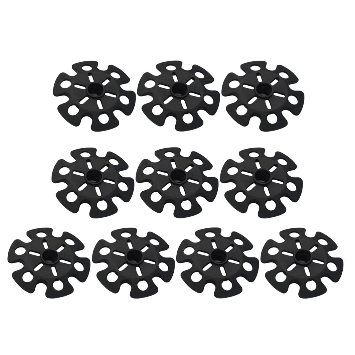 BESPORTBLE Snow Baskets for Trekking Poles,Universal Mud Ski Pole Baskets Trekking Pole Tips Replacement Protectors for Walking Sticks Accessories 10Pcs