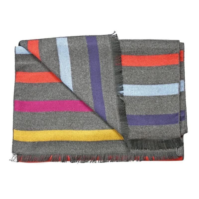 SWOLE PANDAMulti Fine Stripe Scarf