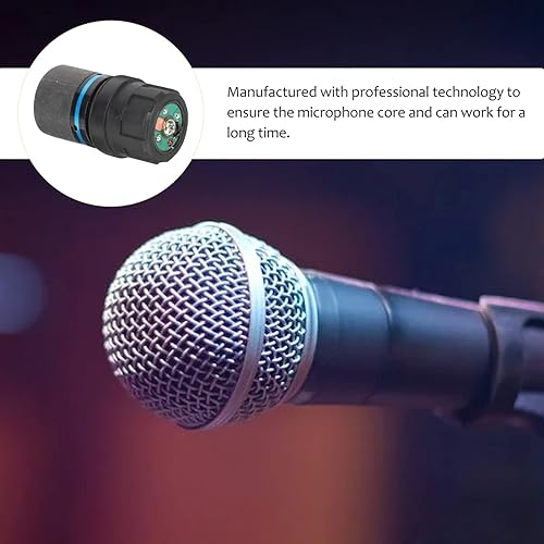 Miniatura 5 de Vaguelly Micrófono Micrófonos Cartucho de Reemplazo de Cápsula Cartucho de Micrófono de Repuesto Core Accesorio de Reparación KTV Profesional
