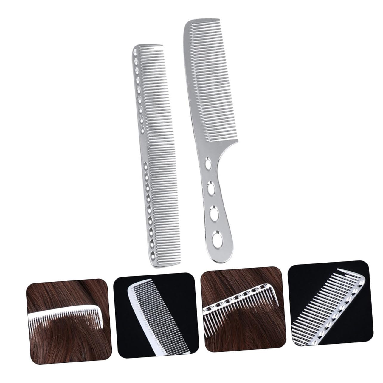 Beaupretty Lot De 3 Peignes De Coiffure Doux Dents Lisses Et Serrées Pour Salon De Coiffure 2 Pièces X 3