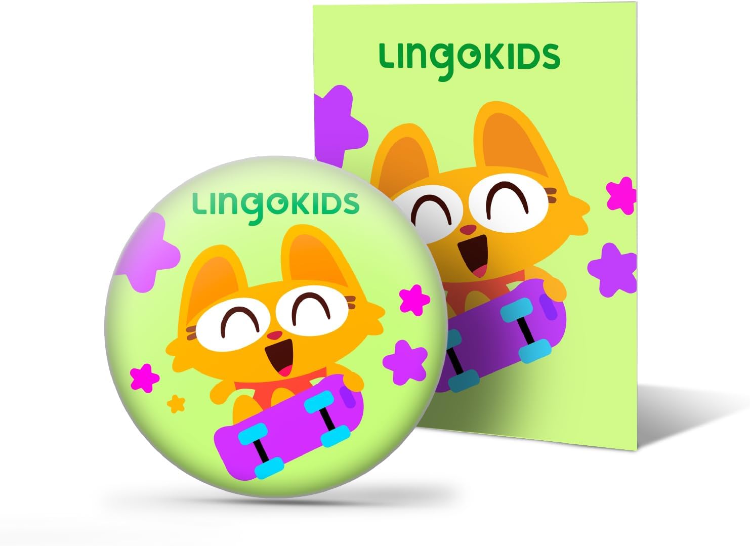 StoryShield, Lingokids Screen-Free Audio Storytelling Disk, Stay Active and Learn Healthy Habits with Lisa