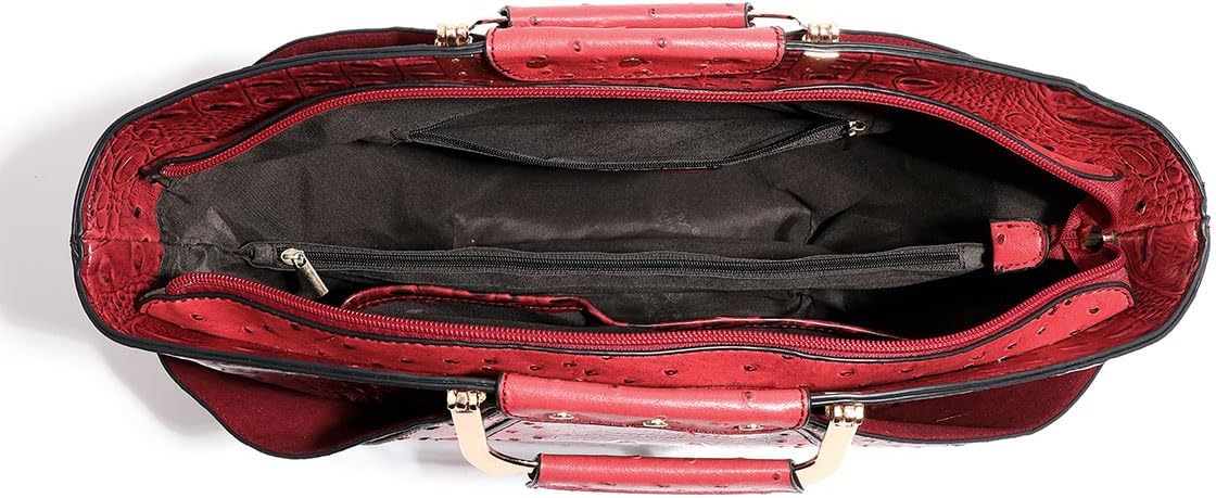 Bag Woman Large Capacity Leather Purse Fashion Designer Metal Top Handle Handbags Women Crossbody Large Bags for Women Tote - Image 5