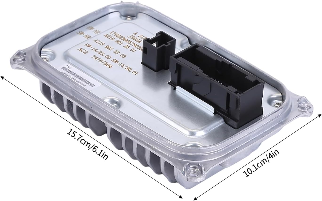 Zcargel A2189007306 A2C74767504 Headlight Ballast Control Unit Compatible For Mercedes-Benz CLS C218 2011-2017 LED Headlight Ballast Control Module Unit Full LED ILS Headlight Control Unit