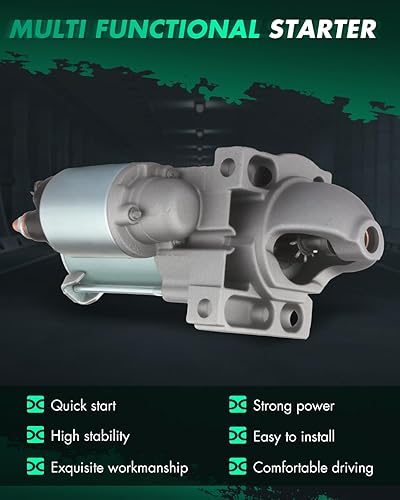 Miniatura 2 de SCITOO Arrancadores nuevos compatibles con Chevrolet Avalanche 1500 2003-2006 5.3L Express Vans 2004-2007 4.8L 5.3L para Silverado 1500 2003-2008