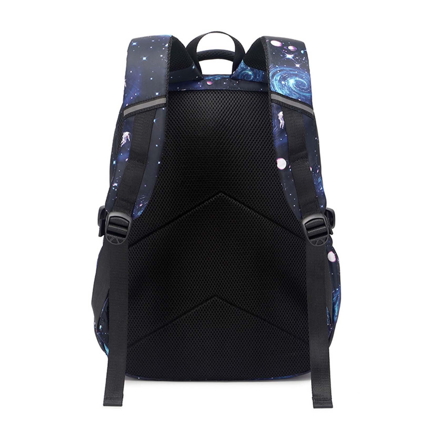 Zaino Elementari Bambina, Zaino Scuola Elementare Regolabile, Zaino per Bambini, Grande capacità, Borsa Scolastica per Ragazzi con Stampa a Stelle, Resistente e Leggero, per spostamenti quotidiani
