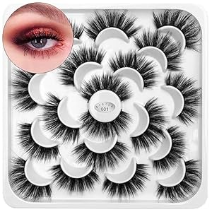 DYSILK False Eyelashes Wispy Lashes...