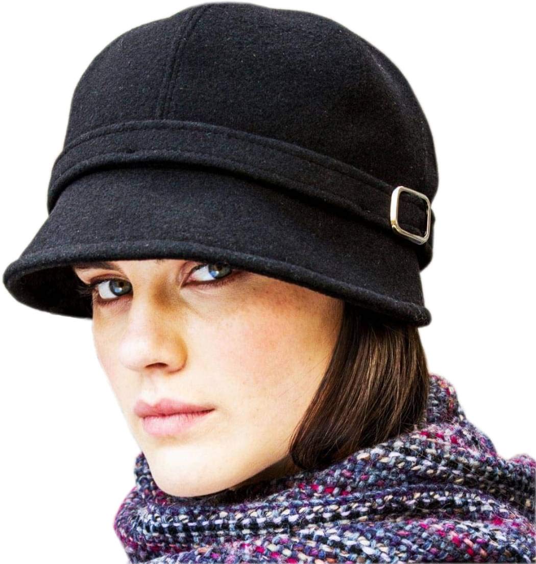 Celtic ClothingLadies Flapper Hat, Downton Abbey Style, Black