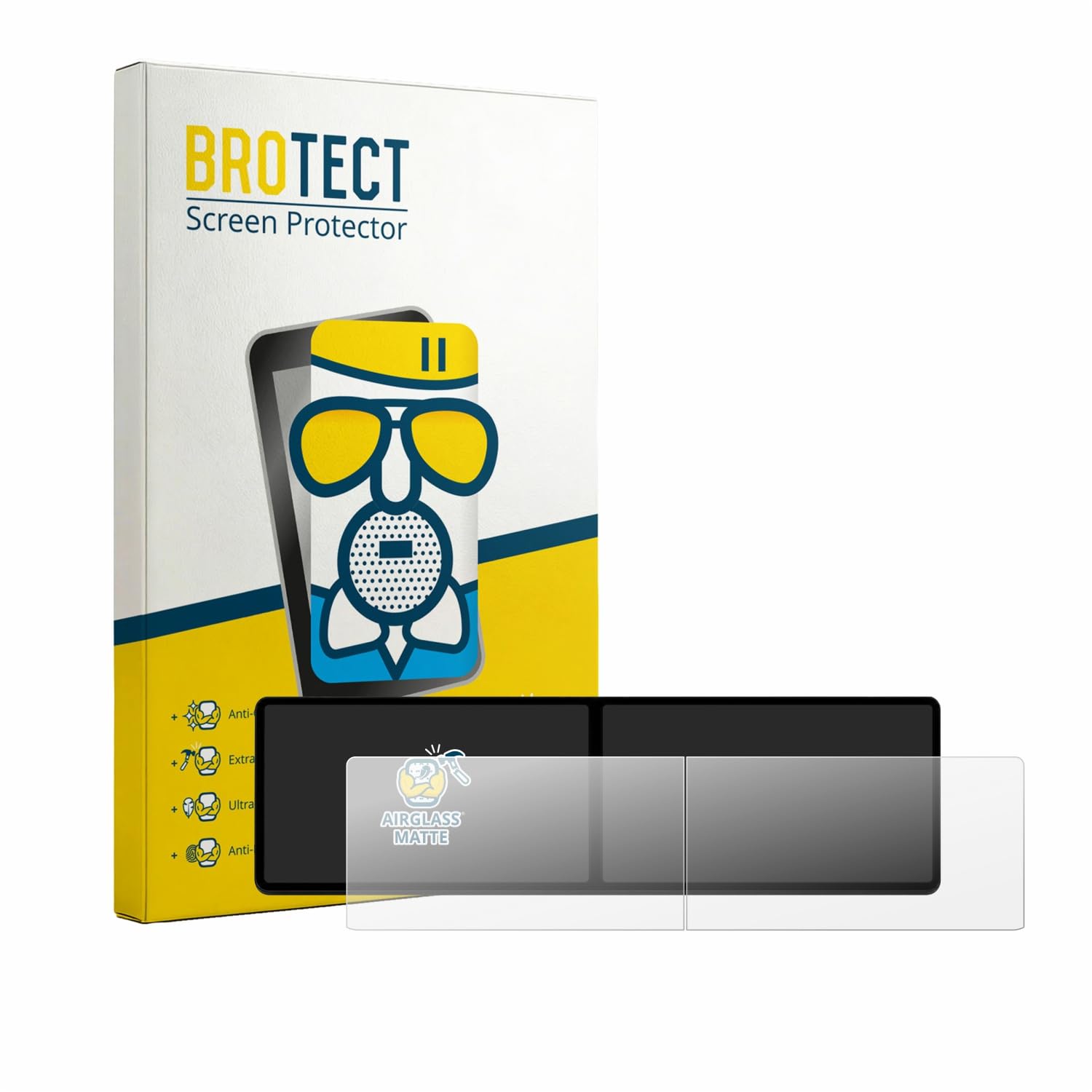 brotect Pellicola Vetro Opaca per Xpeng G9 2023 Protezione Schermo [Anti-Riflesso, Durezza 9H]