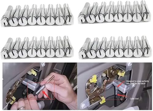 Miniatura 4 de Lelecar Kit de reparación de cables de puerta con pieza de leva para la serie F Ranger Expedition Excursion Navigator Pestillo Cerradura Manija