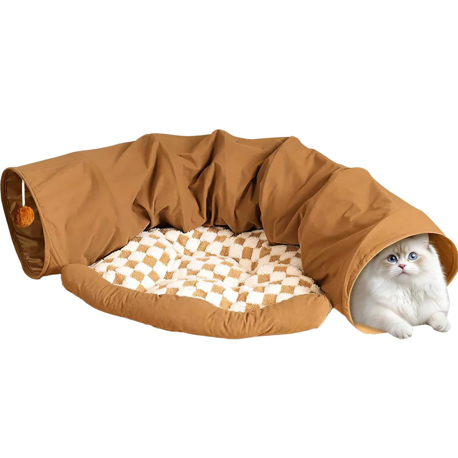 juguete para gatos Casa Gruesa Desmontable y Lavable de Ejercicio, | Cálido para Mascotas Juguete Con Escondite Exploración Diversión Entretenimiento Y Ejercicio De