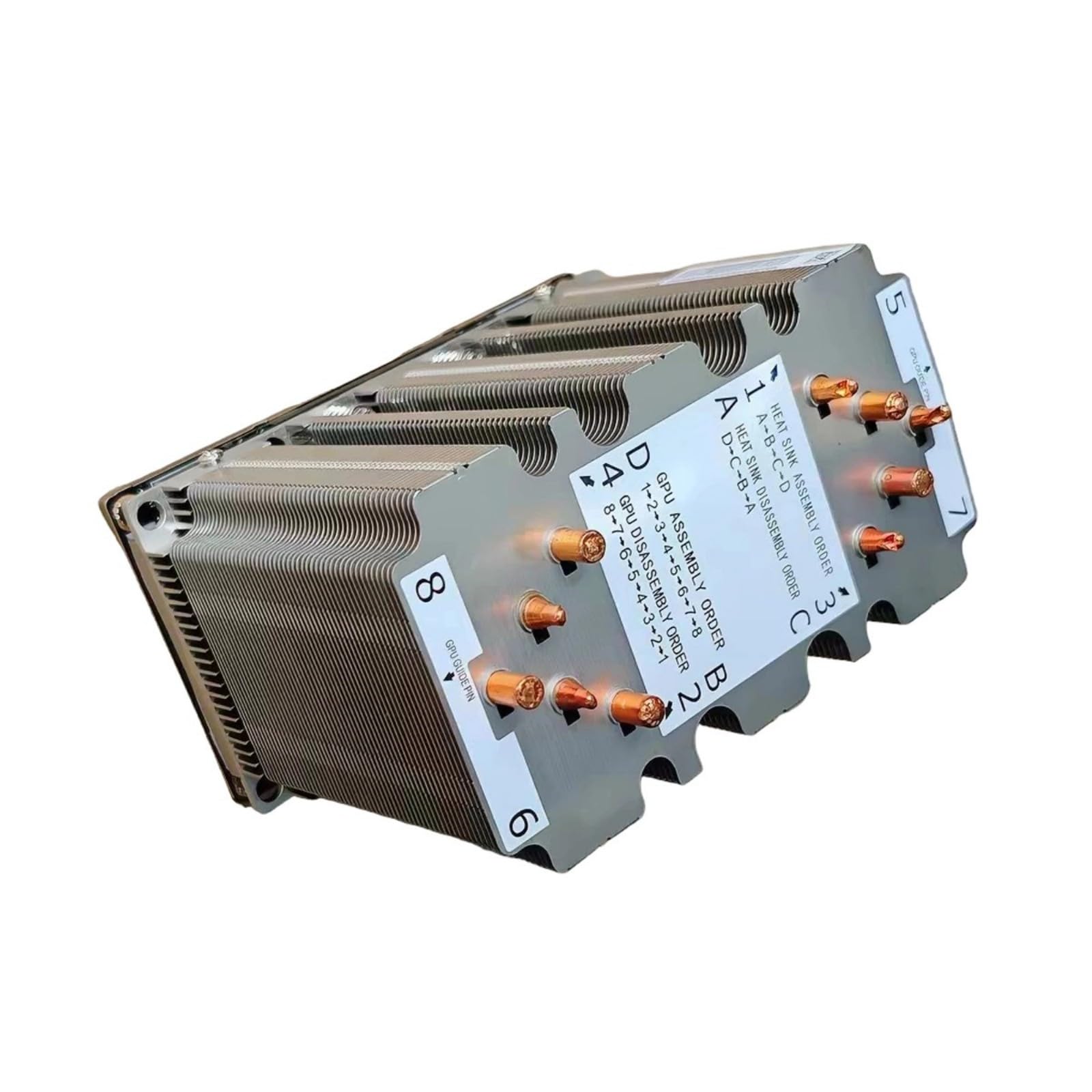 Dissipatore di calore GPU Parte di raffreddamento passivo pinna per V100