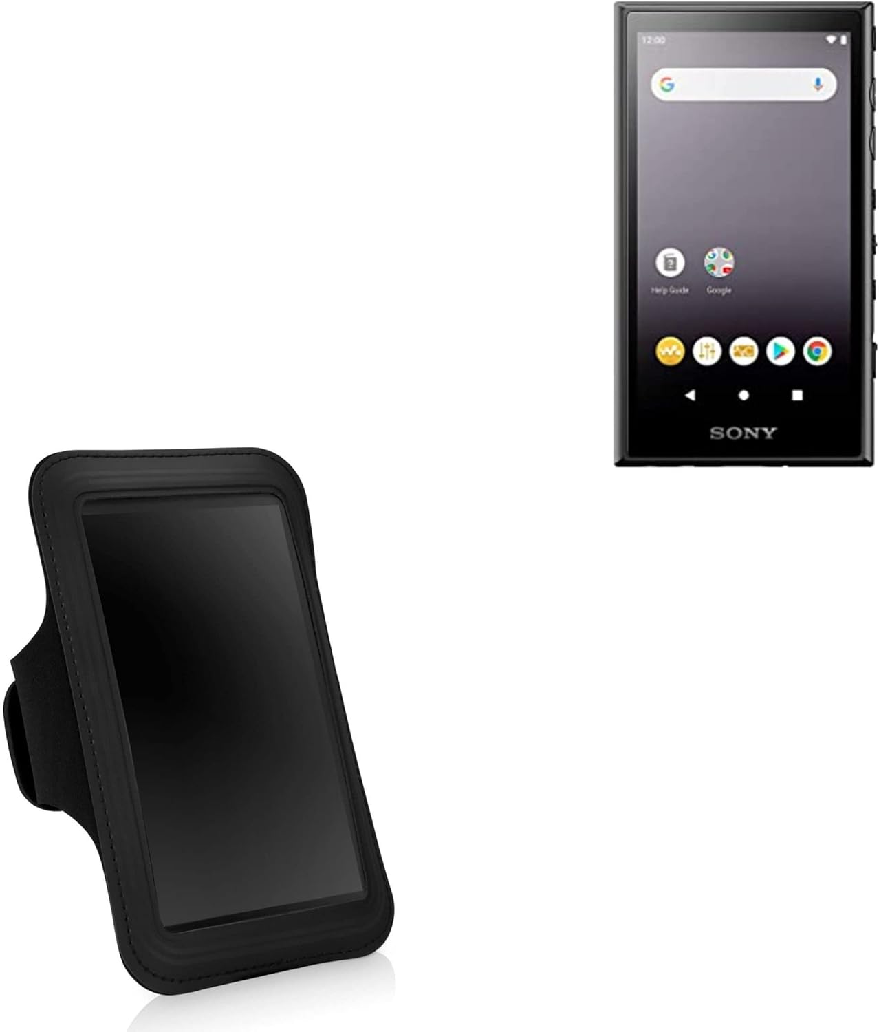 BoxWave Case Compatible with Sony Walkman NW-A105 (Case by BoxWave) - Sports Armband, Adjustable Armband for Workout and Running for Sony Walkman NW-A105 - Jet Black : Electronics