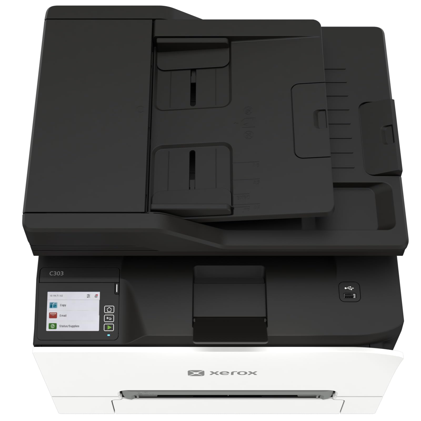 Xerox Stampante all-in-one laser a colori wireless C303a – Stampante scanner copiatrice fax ad alta velocità, 30 ppm, stampante wireless per laptop e desktop (3 anni di garanzia)