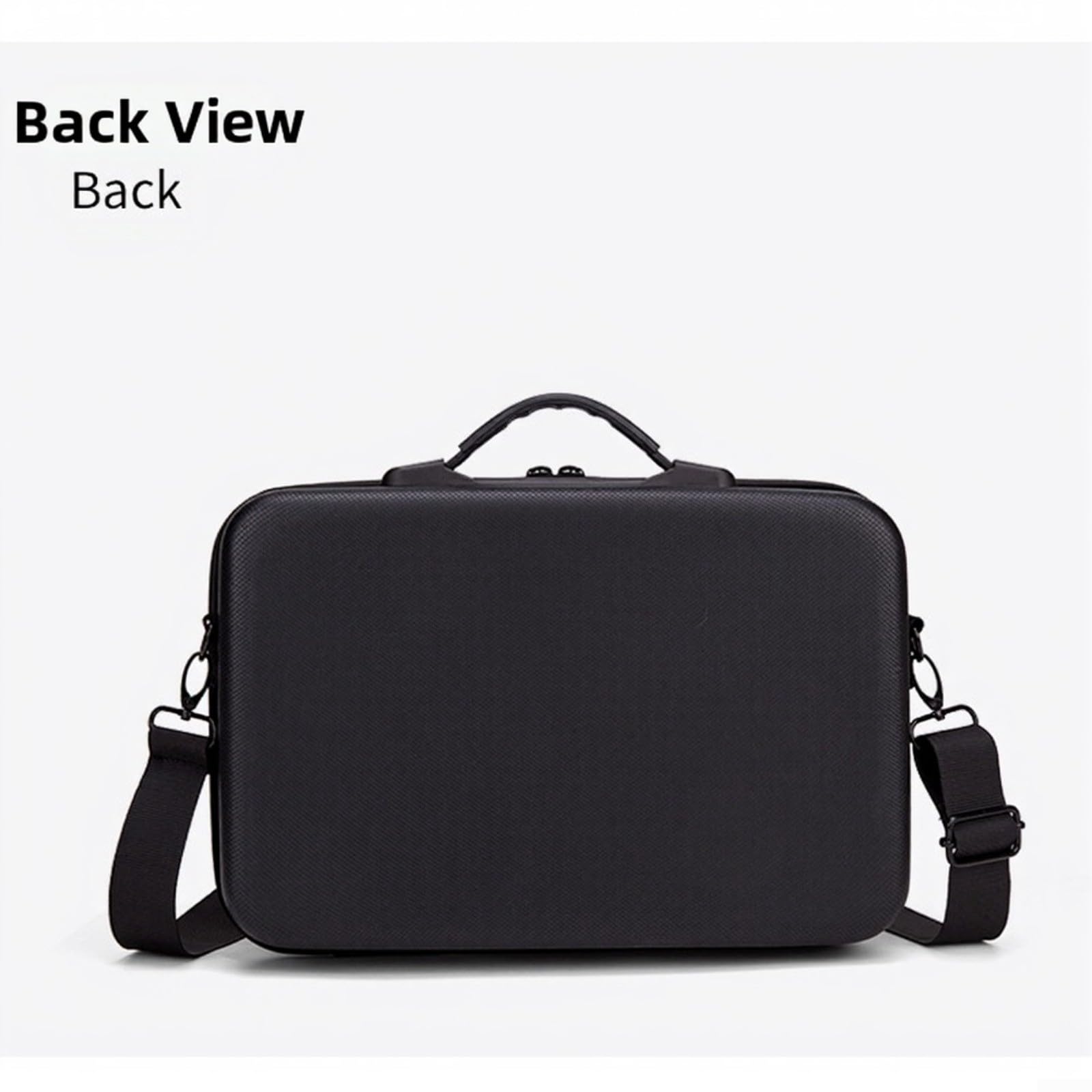 Bolsa bandolera de poliuretano para DJI Lito 1, versátil bolsa de almacenamiento cruzada de hombro con correa, solución de transporte protectora ligera para viajes y actividades al aire libre, negro