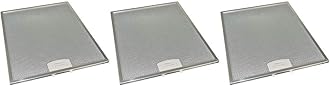 Cooker Hood Metal Mesh Grease Filters Pack of 3 compatible with AEG Beko