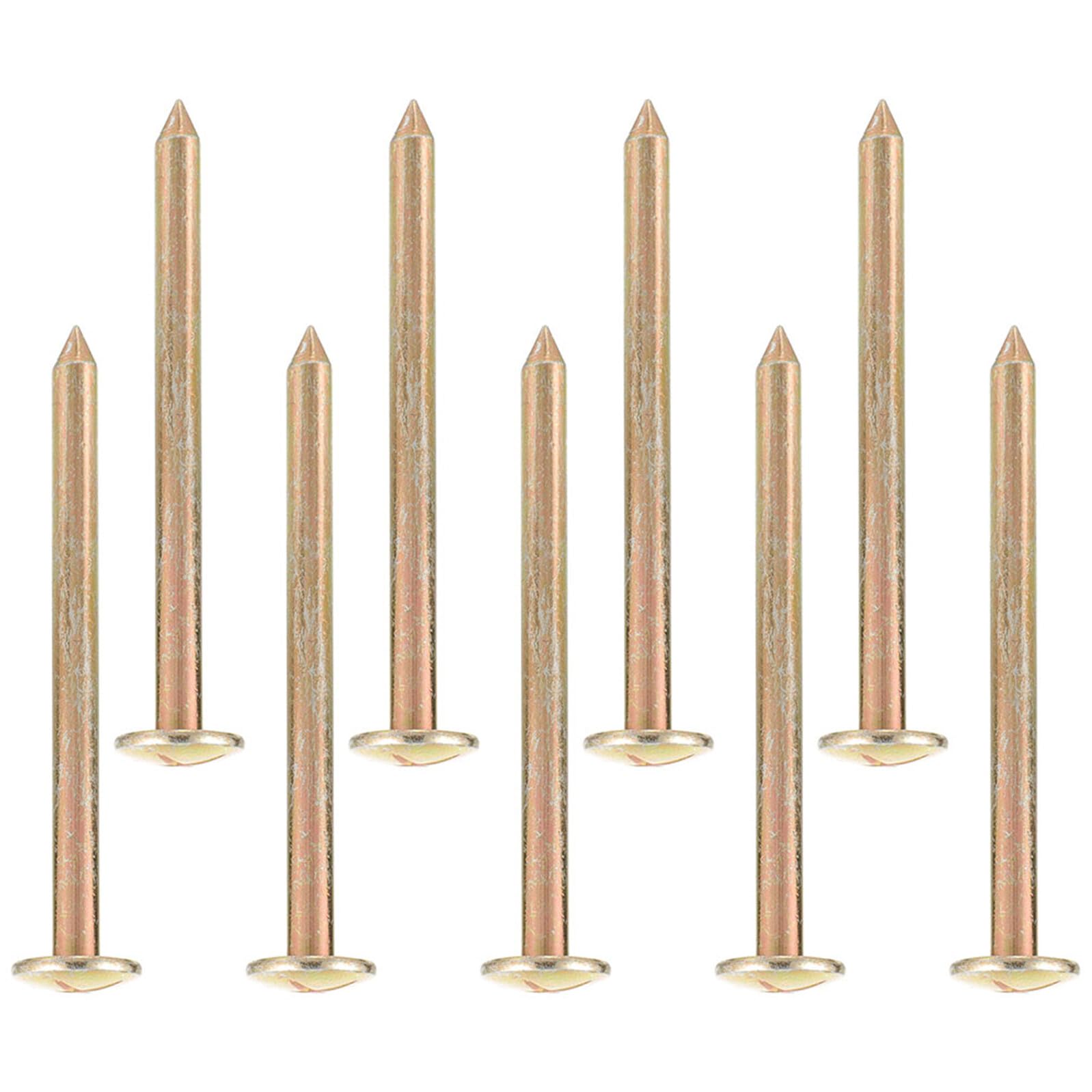 Bornes de bornage discrets en métal SEWACC : lot de 20 piquets pour délimiter votre pelouse