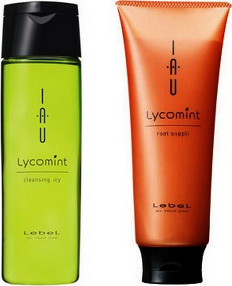 ルベル イオ リコミント クレンジング icy 200ml＆ルートサプリ 200ml Lebel IAU Lycomint