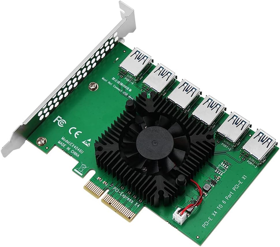 1 セット 1 に 6PCIEX1 に X16 グラフィックスカードスロットアダプタ PCIE 用 Express ケーブルすべての ミニ PCIe  1x Pci Express x16 ライザーカードのラップトップの外部グラフィックスカード GDC 鉱夫ミニ pcie Pci-E スロット Btc  マイニング - AliExpress